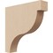 Ekena Millwork 2"W x 10"D x 10"H Thin Garner Rough Cedar Woodgrain TimberThane Corbel, Primed Tan CORUR02X10X10GARRCPR - alternate 1